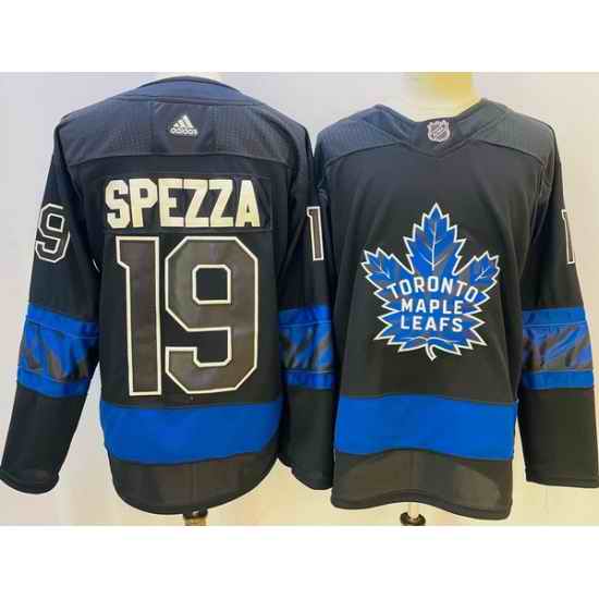 Men Toronto Maple Leafs Black 19 Jason Spezza Alternate Premier Breakaway Reversible Stitched jersey